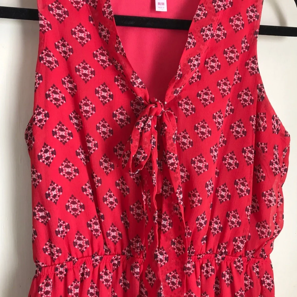 Xhilaration Red Knee-length Dress Size M - Picture 4 of 6